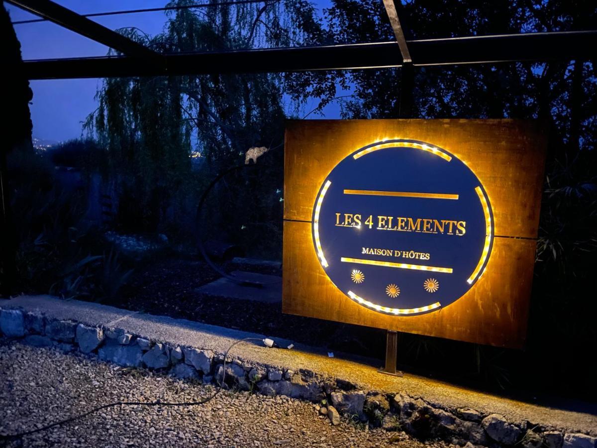 Bed and Breakfast Les 4 Elements Tourrettes-sur-Loup Exteriér fotografie