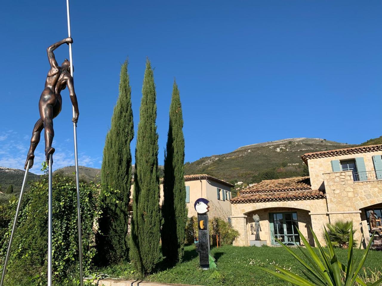 Bed and Breakfast Les 4 Elements Tourrettes-sur-Loup Exteriér fotografie