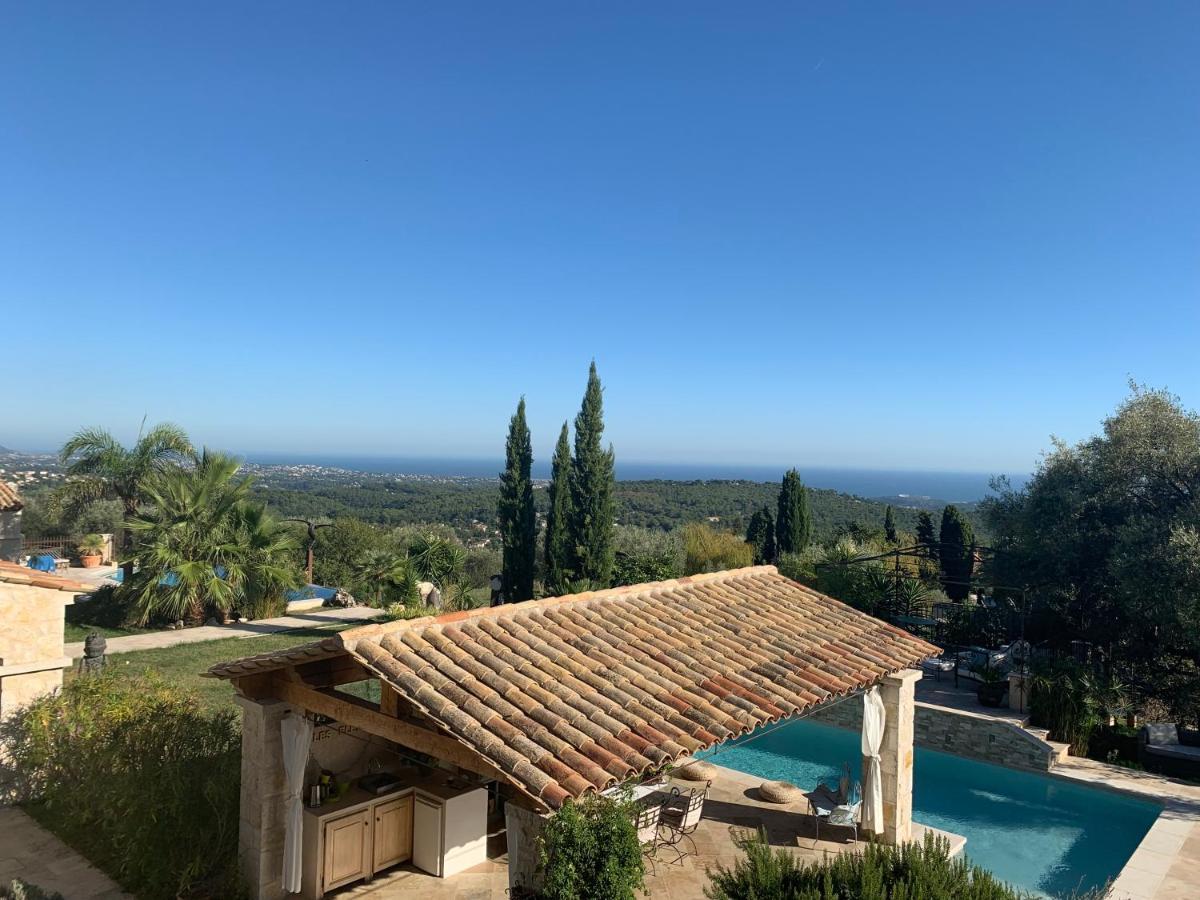Bed and Breakfast Les 4 Elements Tourrettes-sur-Loup Exteriér fotografie